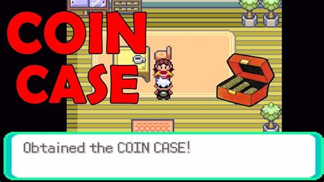 She will want to trade her coin case for your harbour mail. . Pokemon coin case emerald